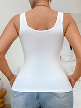 Women's Solid Basic Tank Top Wireless Camisole with Built-in Bra