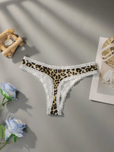 Women's leopard print lace Underwear
