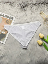 Women's sexy embroidered flower lace Thong