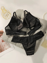 Women's sexy embroidered lace floral lingerie
