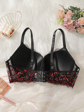 Women's sexy embroidered lace flower plus size Bra