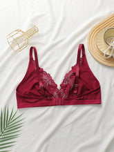Women's sexy embroidered lace flower plus size Underwear