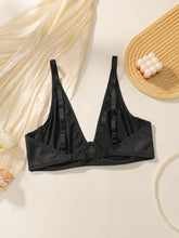 Women's smooth solid color half cup plus size Bra