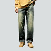 Y2k men's yellow-cast jeans