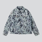 Y2k oversized men's jean jacket