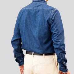 Street men's jean shirt