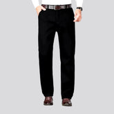 Abraded casual insulated men's jeans