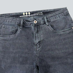Vintage grey men's denim shorts