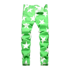 Fashionable skinny men's jean pants