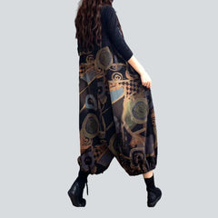 Slim fit women's jean dungaree