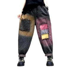 Baggy denim pants for ladies