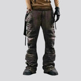 Baggy fit vintage style men's jean pants