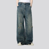 Baggy-leg vintage grunge men's jeans