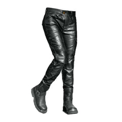 Biker wax jean pants for ladies