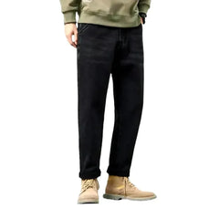 Black baggy jeans for men