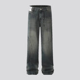 Boho fashion retro men's jeans