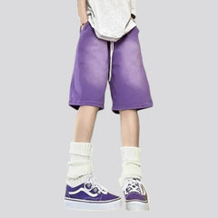 Baggy y2k jeans shorts for ladies