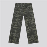 Camo mid waist jeans pants for men