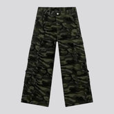 Camouflage baggy cargo men's jeans