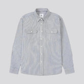 Casual chambray style men's denim shirt