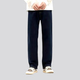 Casual loose-fit stretchable men's jeans