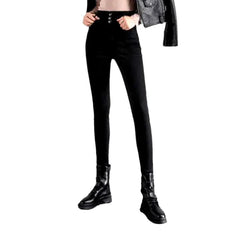 Casual monochrome jeans for ladies