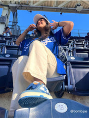 StarryGlide Stars Casual All-Match Denim Skate Shoes