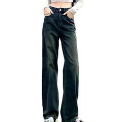Color baggy jeans for women