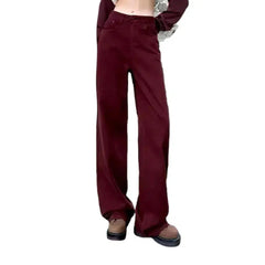 Color baggy jeans for women