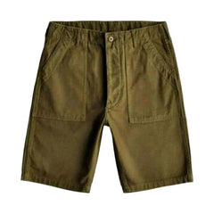 Color denim shorts for men