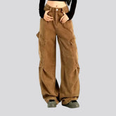 Colored baggy women's jeans