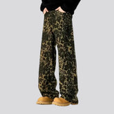 Colorful fashion fit denim pants for men