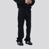 Comfortable single color fashion men's jeans