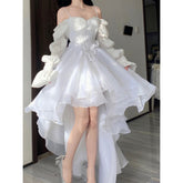 Cute Elegant Party White Princess Dress