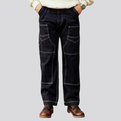 High-waist men's duty jeans