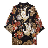Painting Crane Kimono