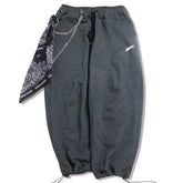 Chains Belt Loose Pants