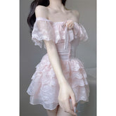 Dreamy Pastel Pink Fairy Princess Dress
