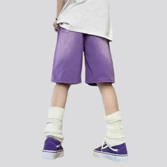 Baggy y2k jeans shorts for ladies