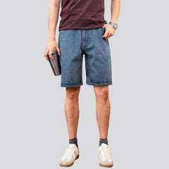 90s straight jean shorts for men