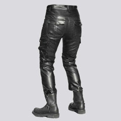 Biker wax jean pants for ladies