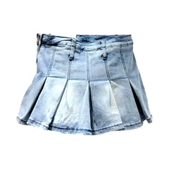 Fashion sanded jean skort for ladies