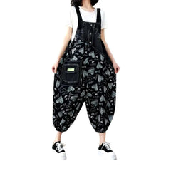 Fashion women's denim dungaree