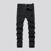 Fashionable elastic jeans for men