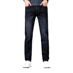 High rise tapered men's jeans