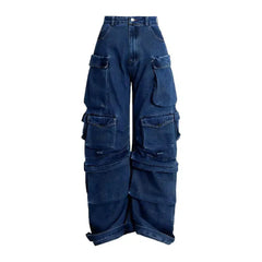 Floor-length fashion jeans for ladies