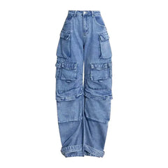 Floor-length fashion jeans for ladies
