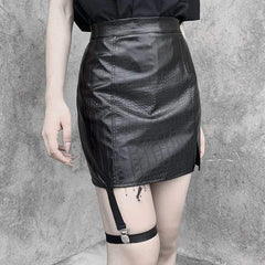 Gothic Harajuku Dressed To Kill Mini Skirt