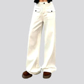 High fashion women's denim pants