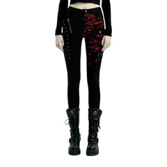 High-waist street jeans for women